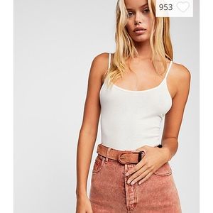 Free people “Wales” high waisted jeans.